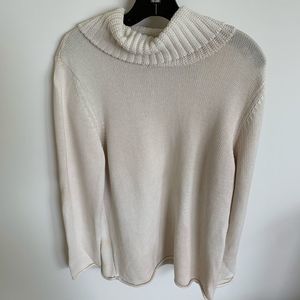 Women’s Appleseeds Cream turtleneck size M